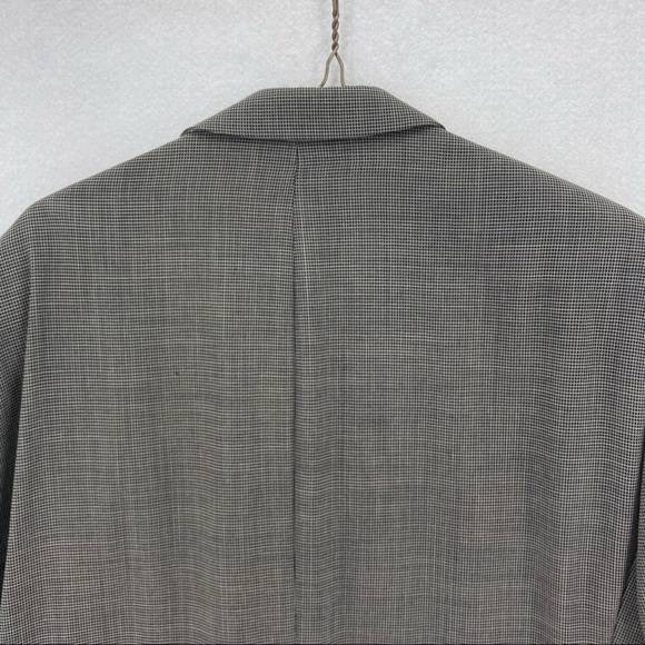 Hugo Boss Apollon Virgin Wool Checked Print Blazer - Picture 8 of 12